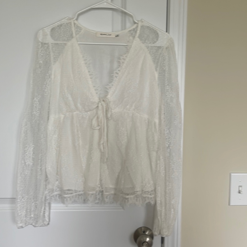 Lace babydoll top!